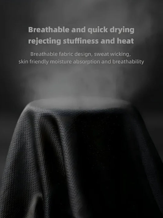 Men'S Summer Casual Short Sleeve T-Shirt - "EMPORIO" Print, Black, Round Neck, Lightweight Polyester Blend, Perfect for Outdoor