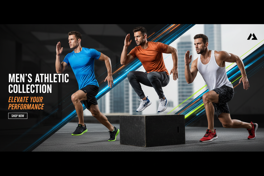 Banner Coleção Masculina Atlética